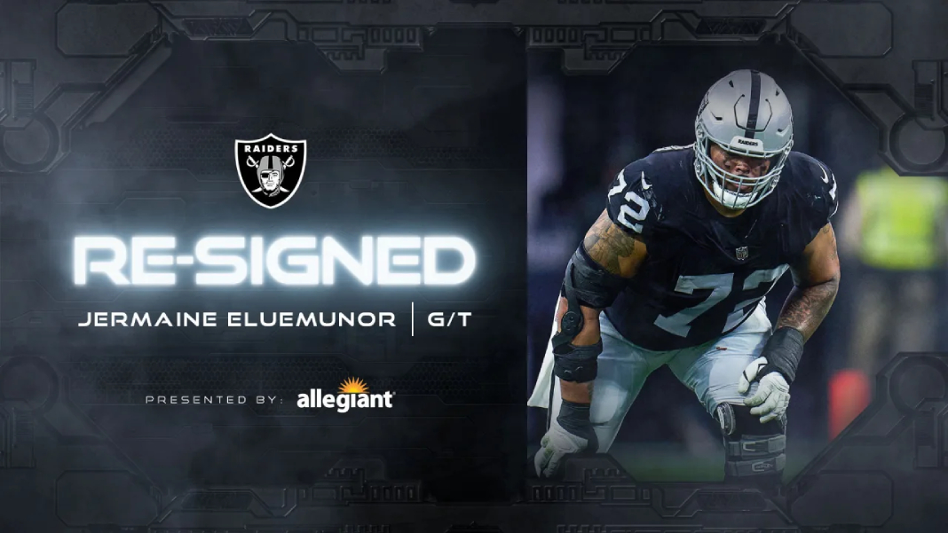 Raiders Re-sign G Jermaine Eluemunor